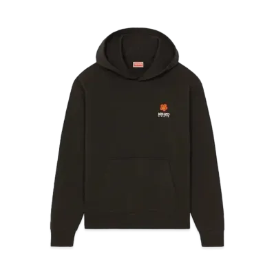 KENZO 'BOKE FLOWER' Crest Embroidery Sweat "Black"