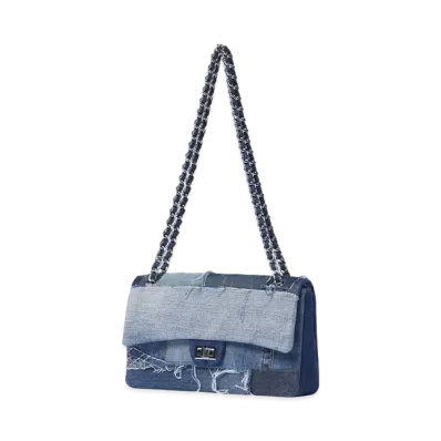 EMOTIONAL WORLD Vintage Chain Bag-Mini "MULTI DENIM"