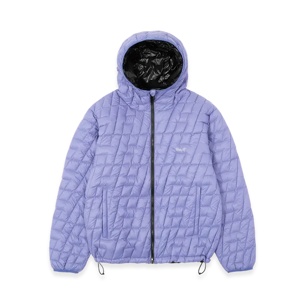 HUF x TAION Cascade Packable Hooded Down Jacket "Lilac Blue"
