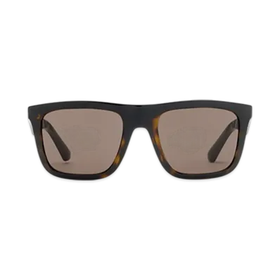 Burberry Embossed Check Square Sunglasses "Tortoiseshell"