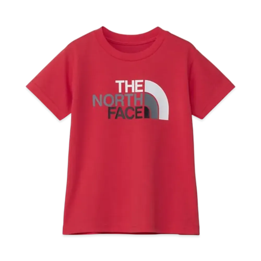 The North Face Kids Toddler Short Sleeve Colorful Logo Tee "Hibiscus"