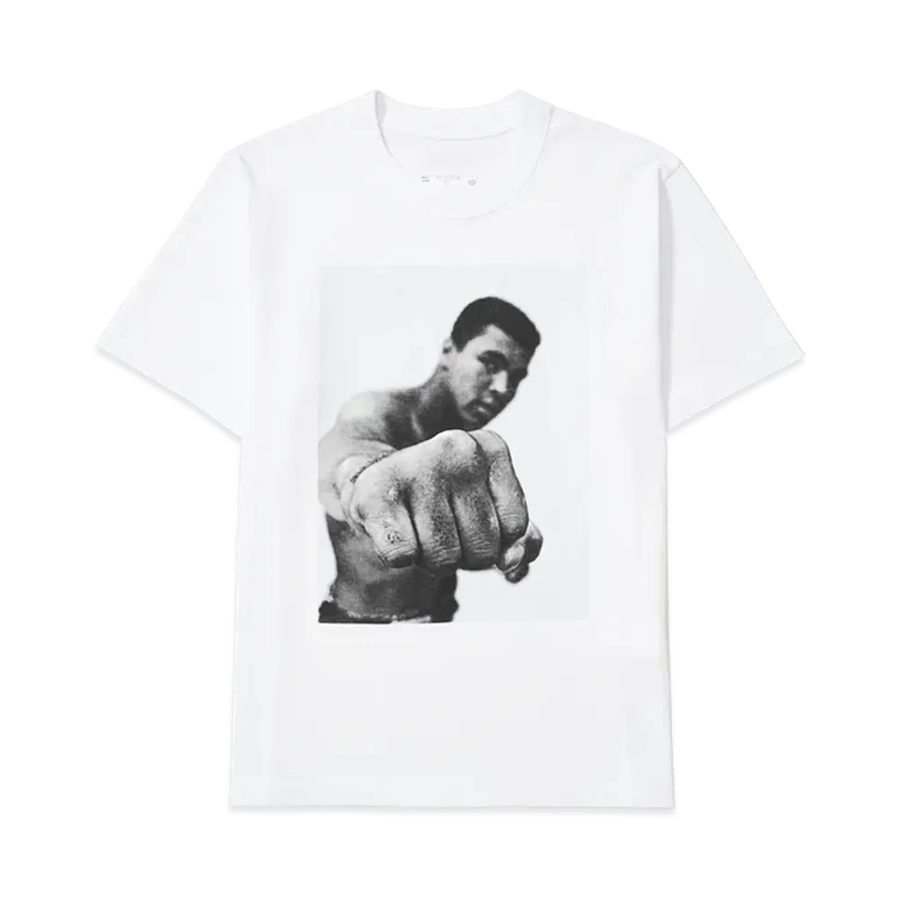 sacai x Muhammad Ali T-Shirt "White"