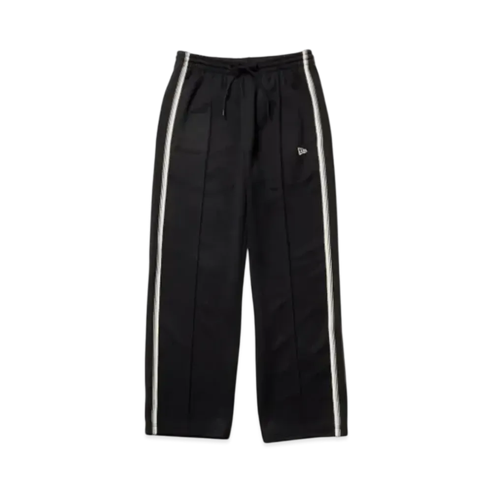 NEW ERA Performance Apparel Smooth Jersey Side Tape Track Pants "Black"