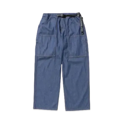 GRAMICCI x and wander Denim Baggy Pants "Indigo"
