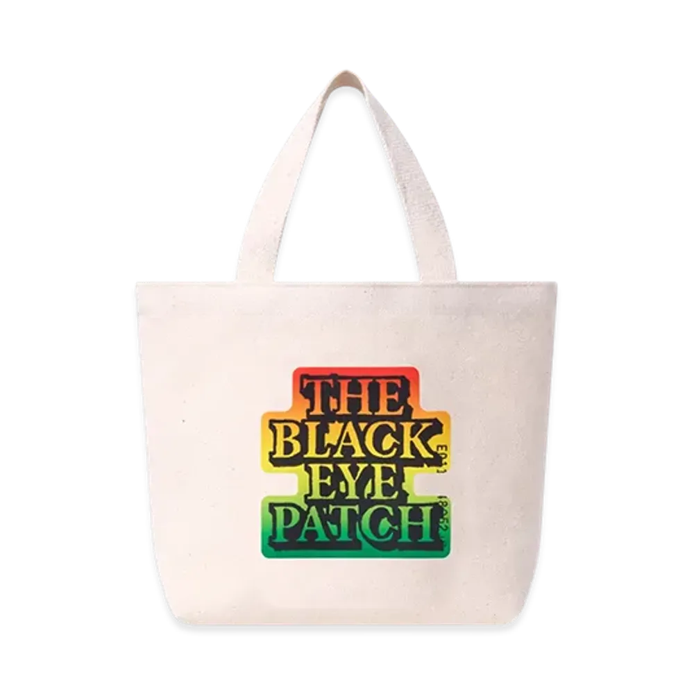 Blackeyepatch Rasta OG Label Mini Tote Bag "Off White"