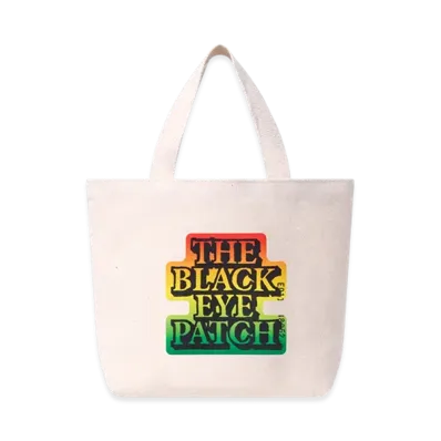 Blackeyepatch Rasta OG Label Mini Tote Bag "Off White"
