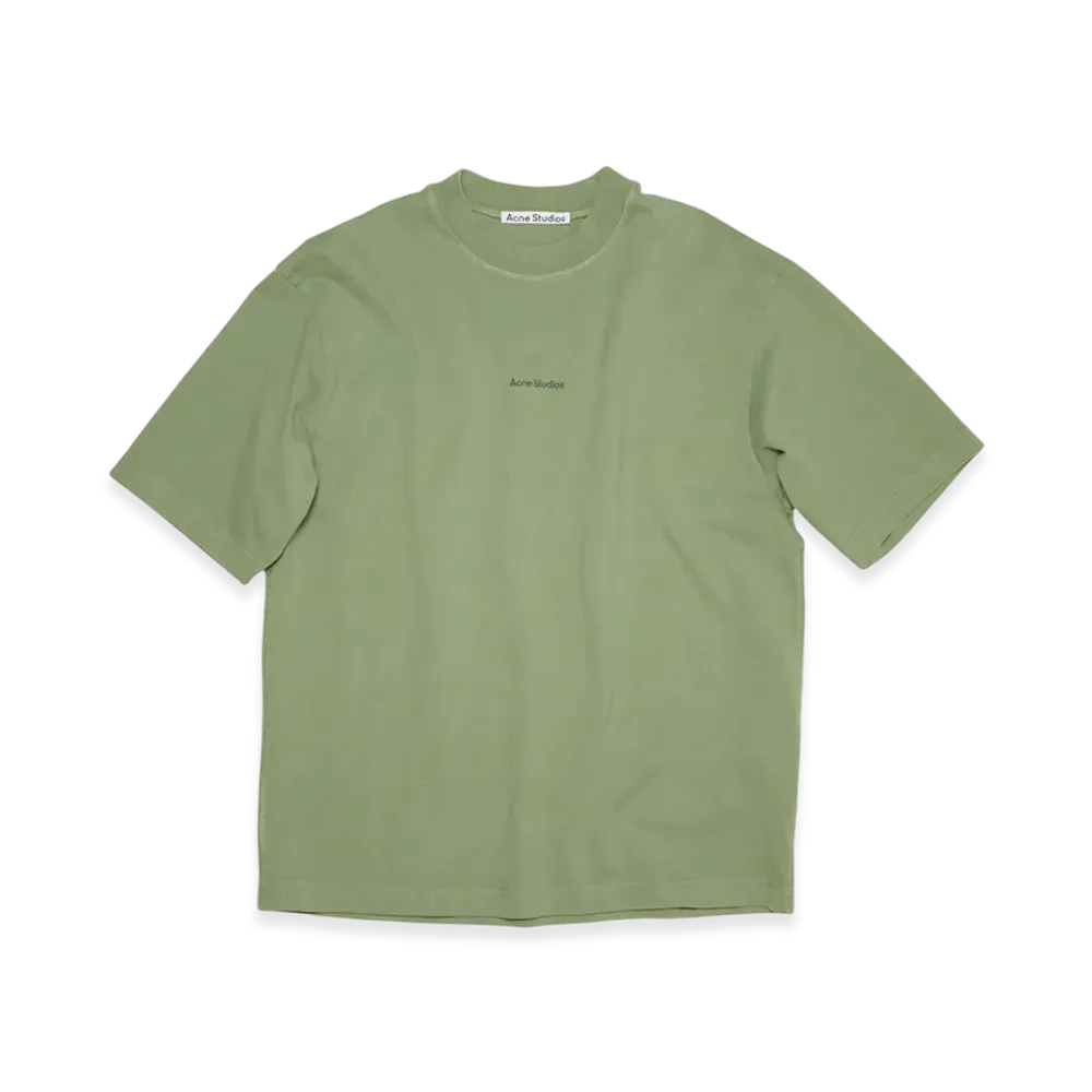 Acne Studios Logo T-Shirt - 22SS "Sage Green"