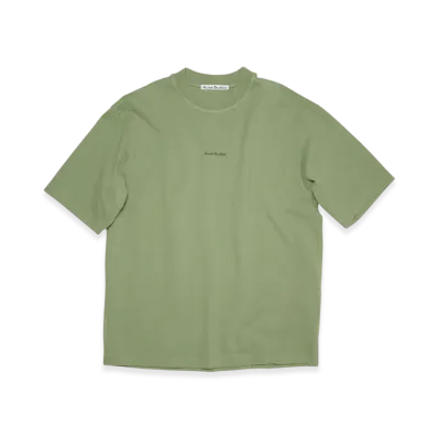 Acne Studios Logo T-Shirt - 22SS "Sage Green"