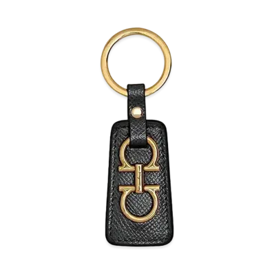 Salvatore Ferragamo Gancini Key Chain "Black"