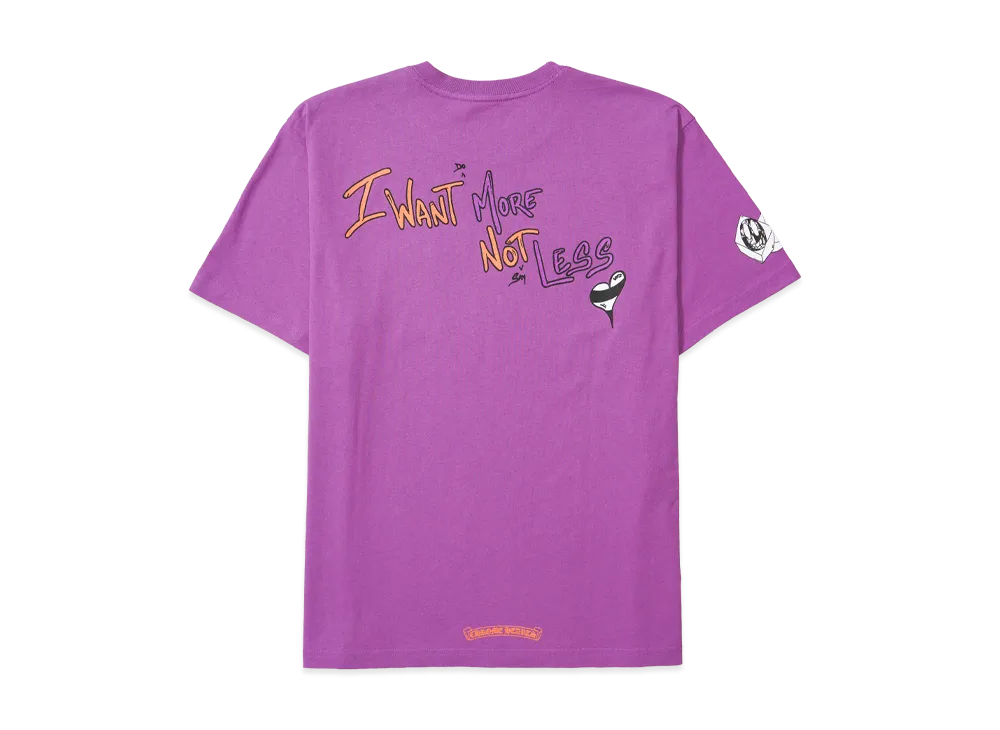 Chrome Hearts Matty Boy PPO I Want More Not Less S/S T-Shirt "Purple"
