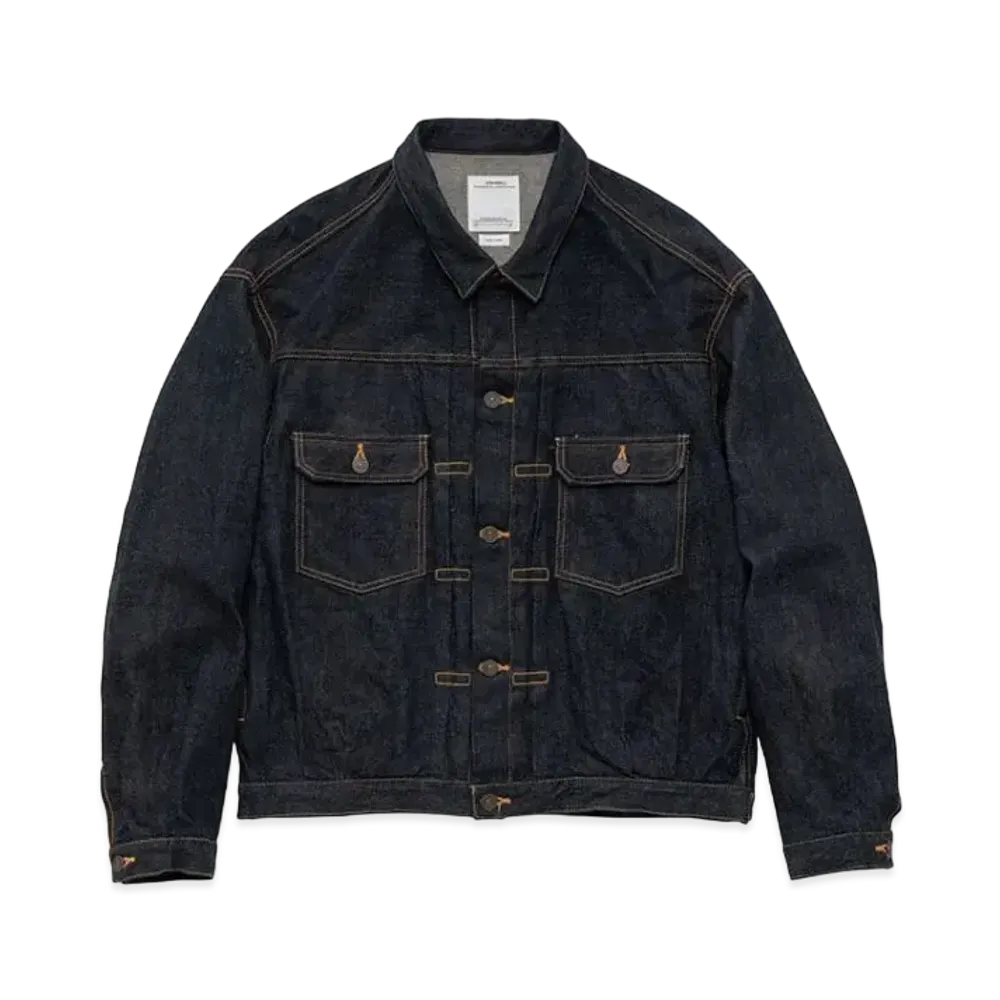 visvim Ss 101XX Jacket Raw Mud OD "Indigo"