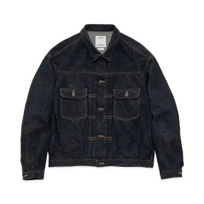 visvim Ss 101XX Jacket Raw Mud OD "Indigo"
