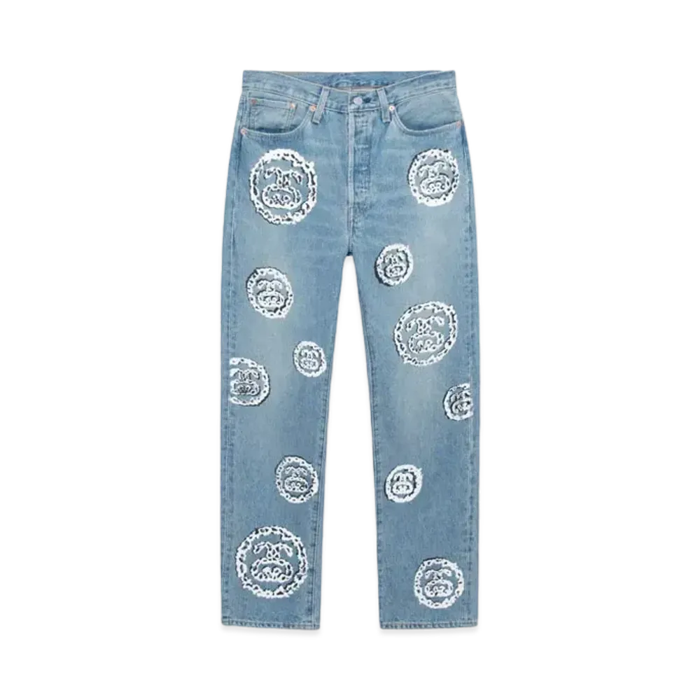 Stussy & Denim Tears 501 Jean "Light Indigo"