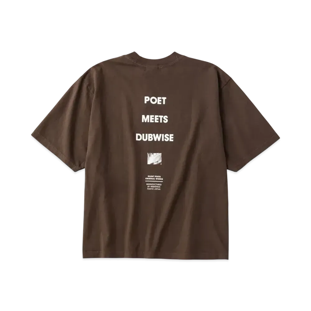 POET MEETS DUBWISE PMD Loose Fit Logo T-Shits "Mocha"