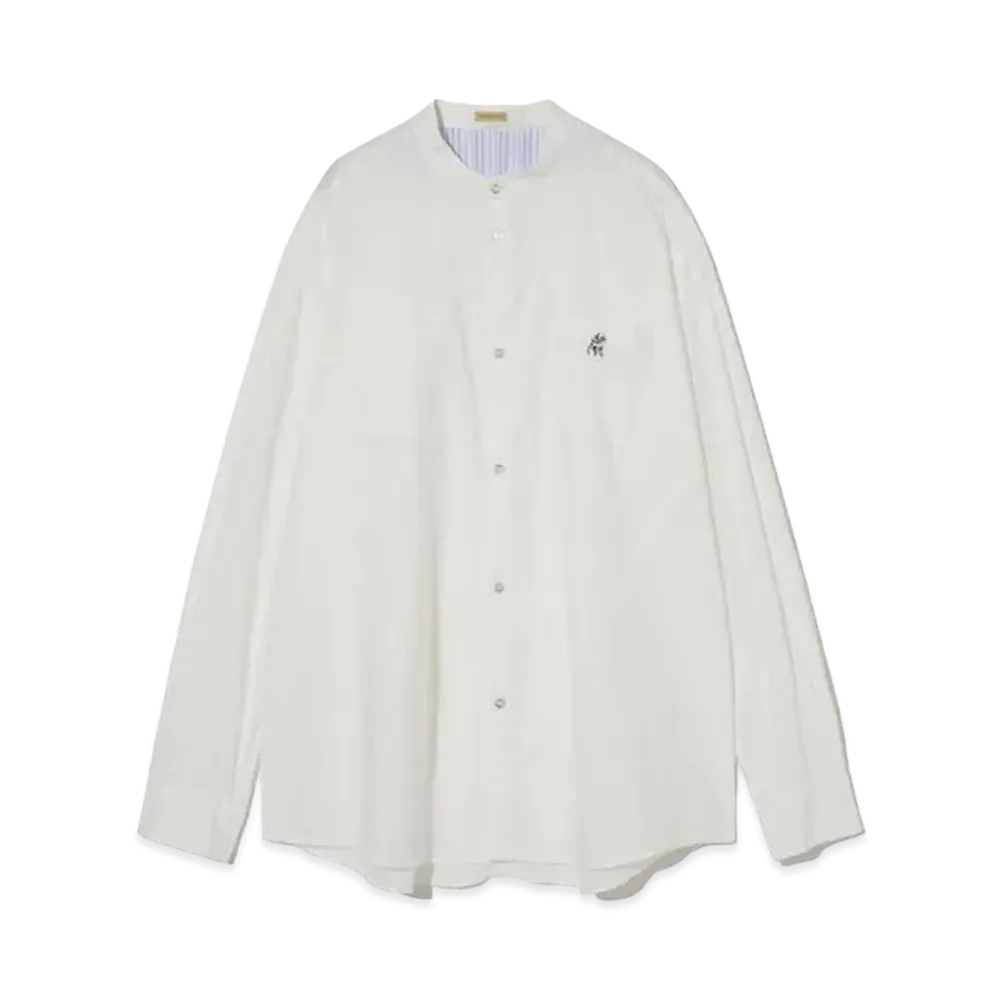 UNDERCOVER The Shepherd Silk Blend Cotton Shirt "White"