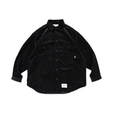 WTAPS WCPO / LS / Cotton Corduroy "Black"
