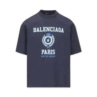 BALENCIAGA College 1917 Medium Fit T-shirt "Blue"