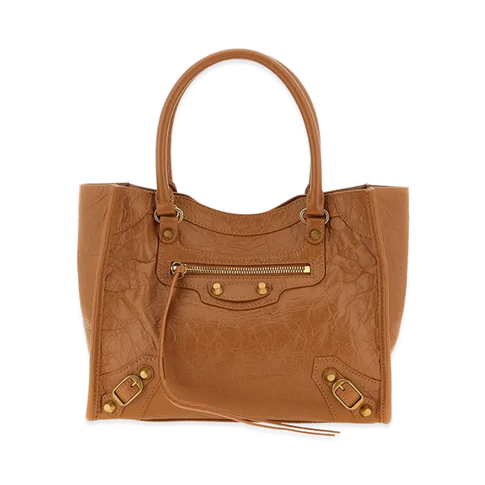 BALENCIAGA Women's 'Le City' Mini Shopping Bag "Brown"