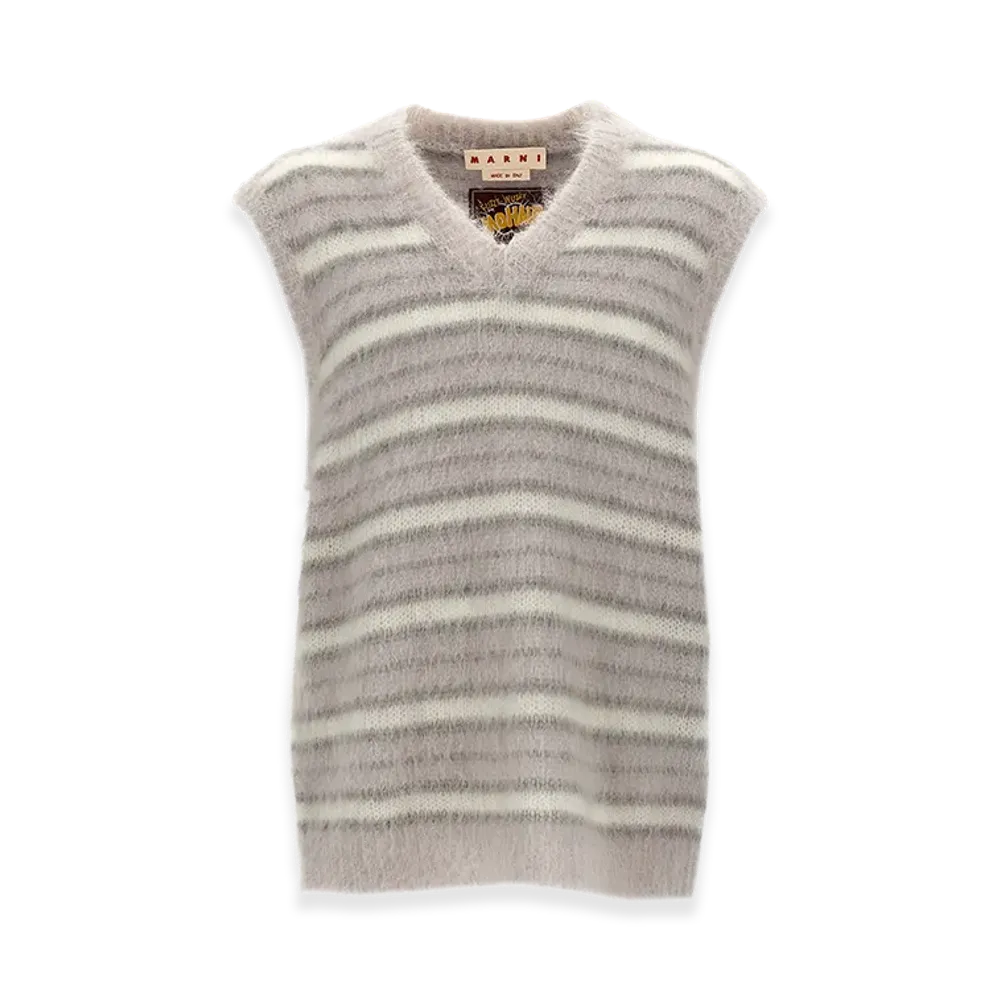 MARNI 'Fuzzy Wuzzy' Vest "Gray"