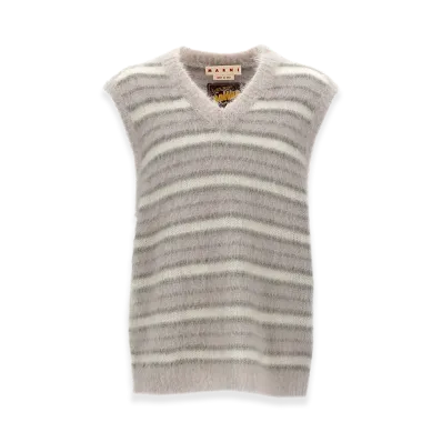 MARNI 'Fuzzy Wuzzy' Vest "Gray"