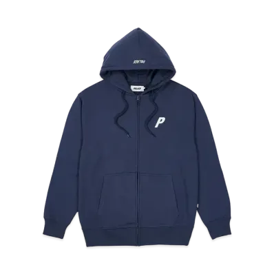 PALACE Felt P Zip Hood "Navy"