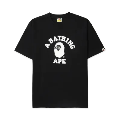 A BATHING APE x GOD SELECTION XXX College Tee "Black"