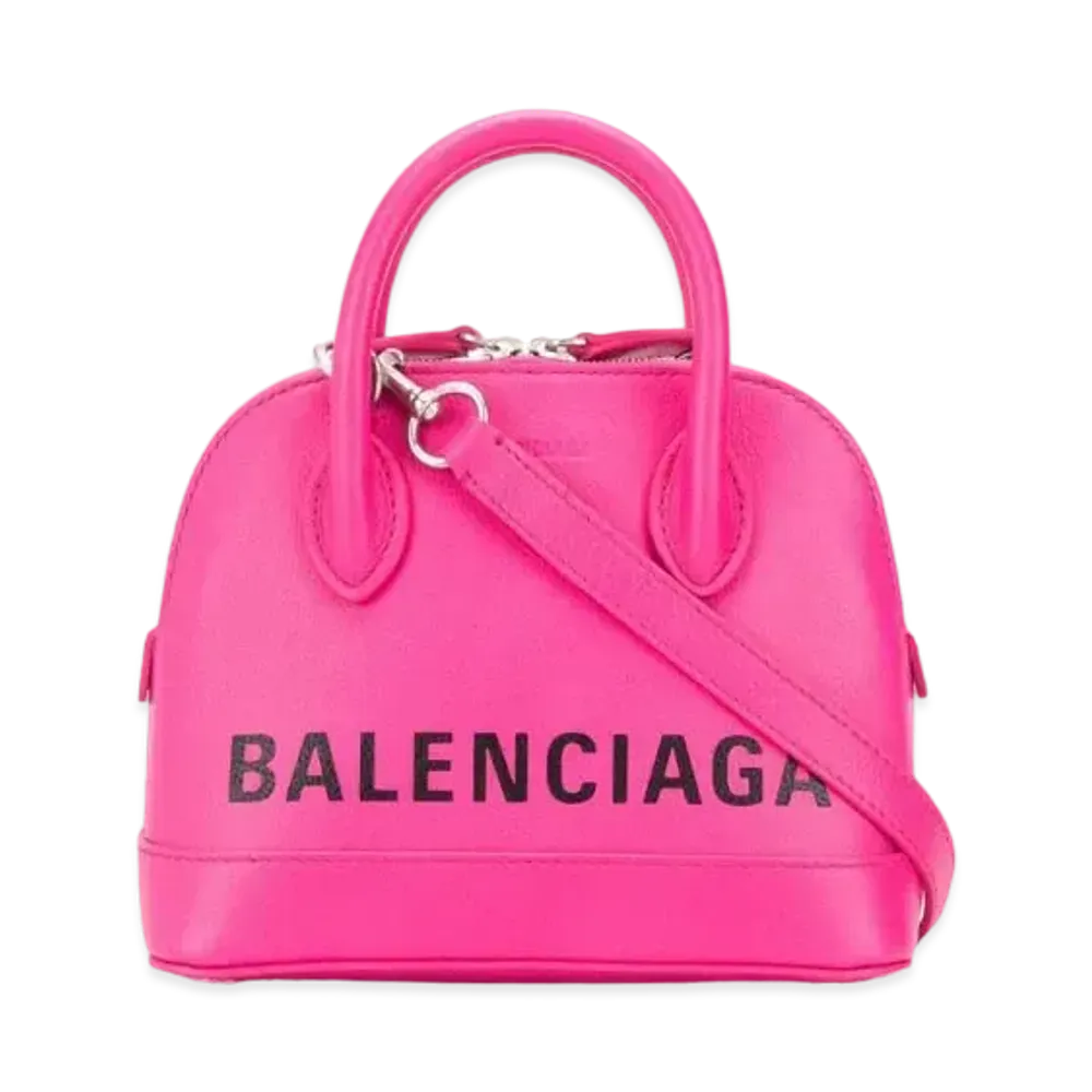 BALENCIAGA Leather Handbag "Pink"