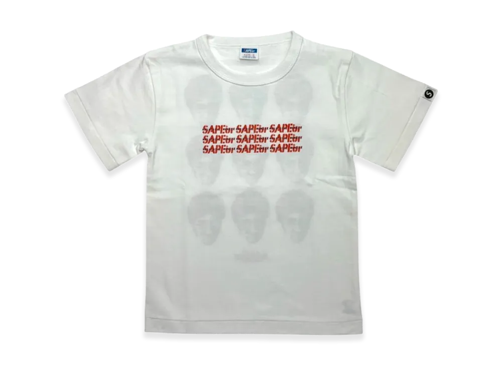 SAPEur x MASATOSHI HAMADA Kids 9FACES S/S T-Shirt "White"