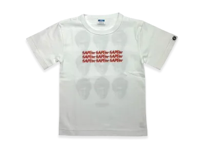 SAPEur x MASATOSHI HAMADA Kids 9FACES S/S T-Shirt "White"