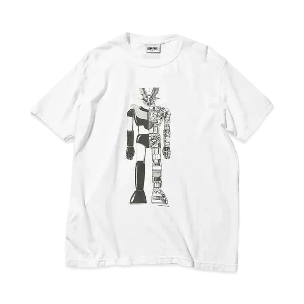 HOMEGAME × シカルナ工房 \ HOME GAME マジンガーZ x BLUEPRINT TEE "WHITE"