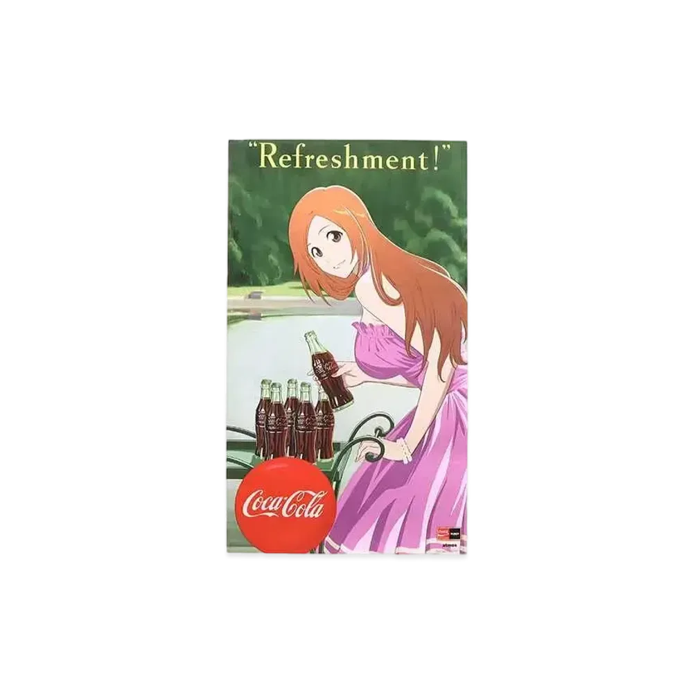 atmos x COCACOLA x BLEACH Poster Inoue Orihime "Black"