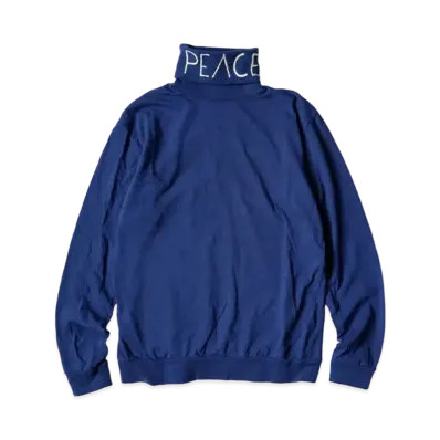 KAPITAL 18.5 India High Neck Long Tee "Blue"