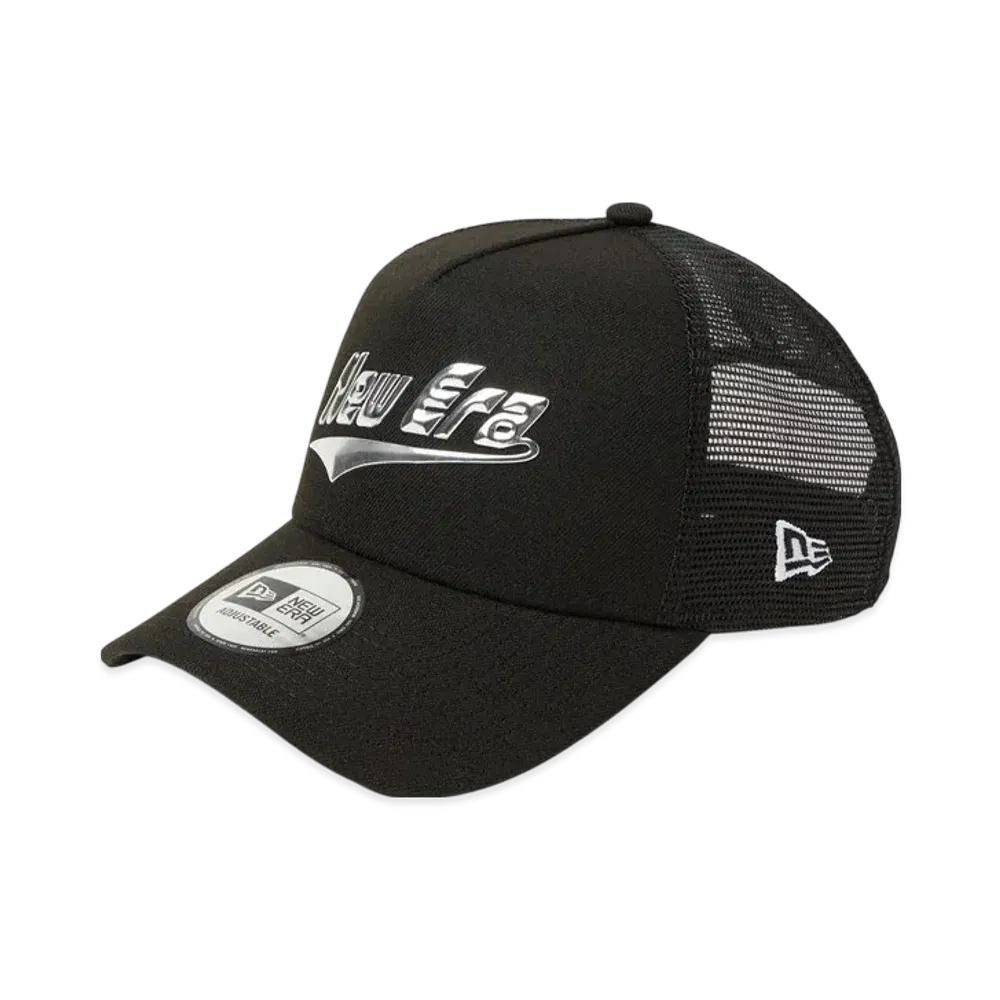 NEW ERA 9Forty A-Frame Tracker TPU Logo Cheer Logo "Black"