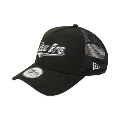 NEW ERA 9Forty A-Frame Tracker TPU Logo Cheer Logo "Black"