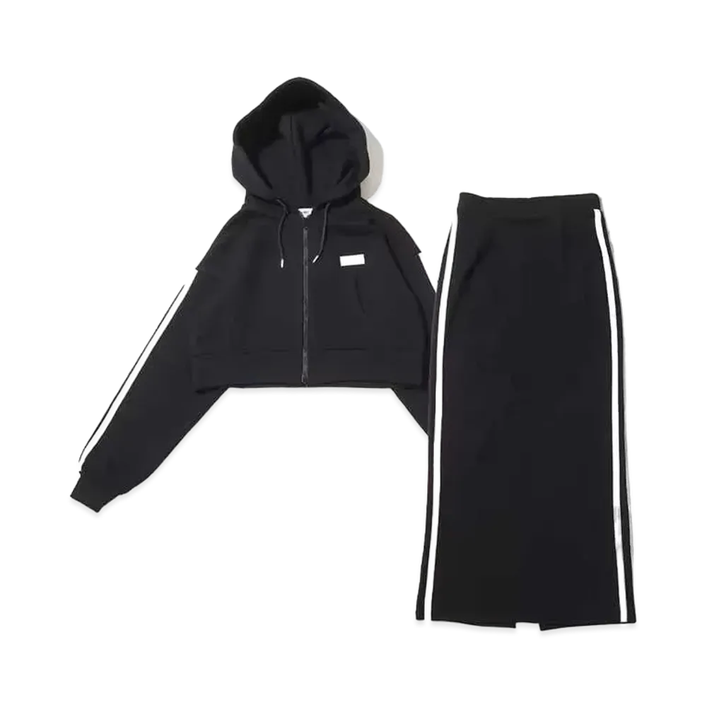 atmos pink x Everylys Line Sweat Setup "Black"