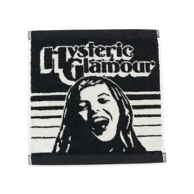 HYSTERIC GLAMOUR Make Me Smile Towel Handkerchief "Black"