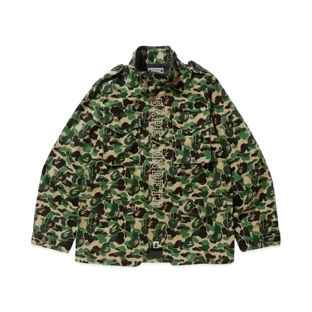 A BATHING APE Bape x Undefeated ABC M-65 "Green"