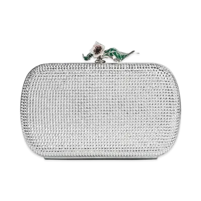 Bottega Veneta Knot "White Moonlight/Silver"