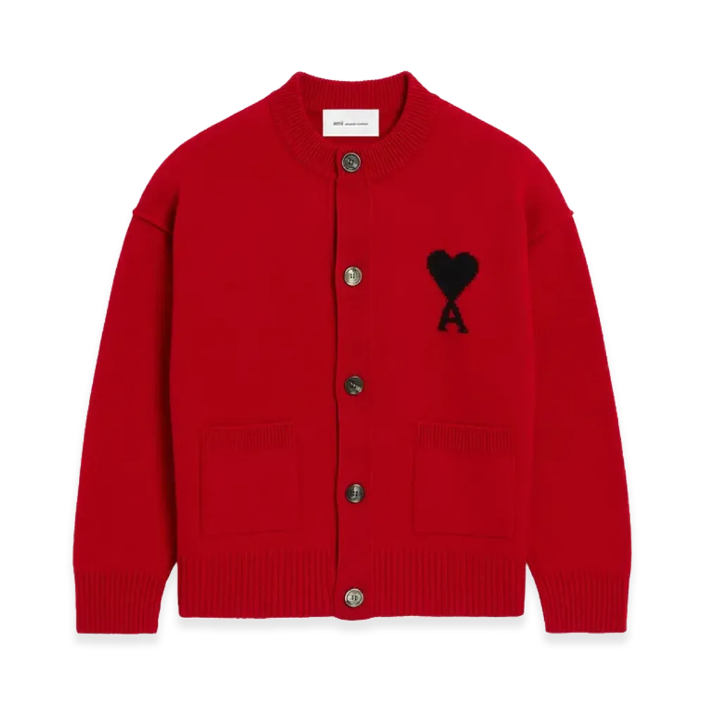 AMI PARIS Women's Sweater "Red"