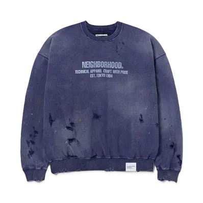 NEIGHBORHOOD for ISETAN Savage Sweatshirt LS "Navy"