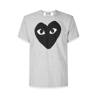 PLAY COMME des GARCONS Emblem T-Shirt "Gray"