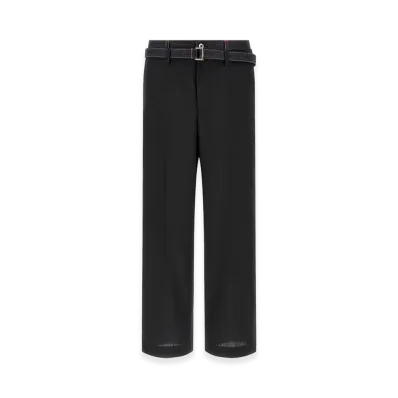 sacai Denim Insert Pants "Black"