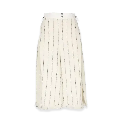 sacai Tweed Skirt "Off White"