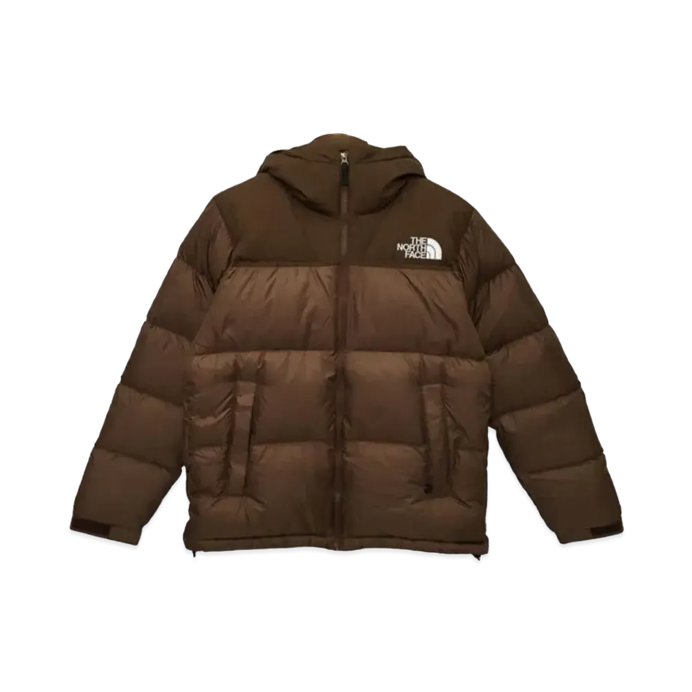 The North Face Nuptse Hoodie "Brown"