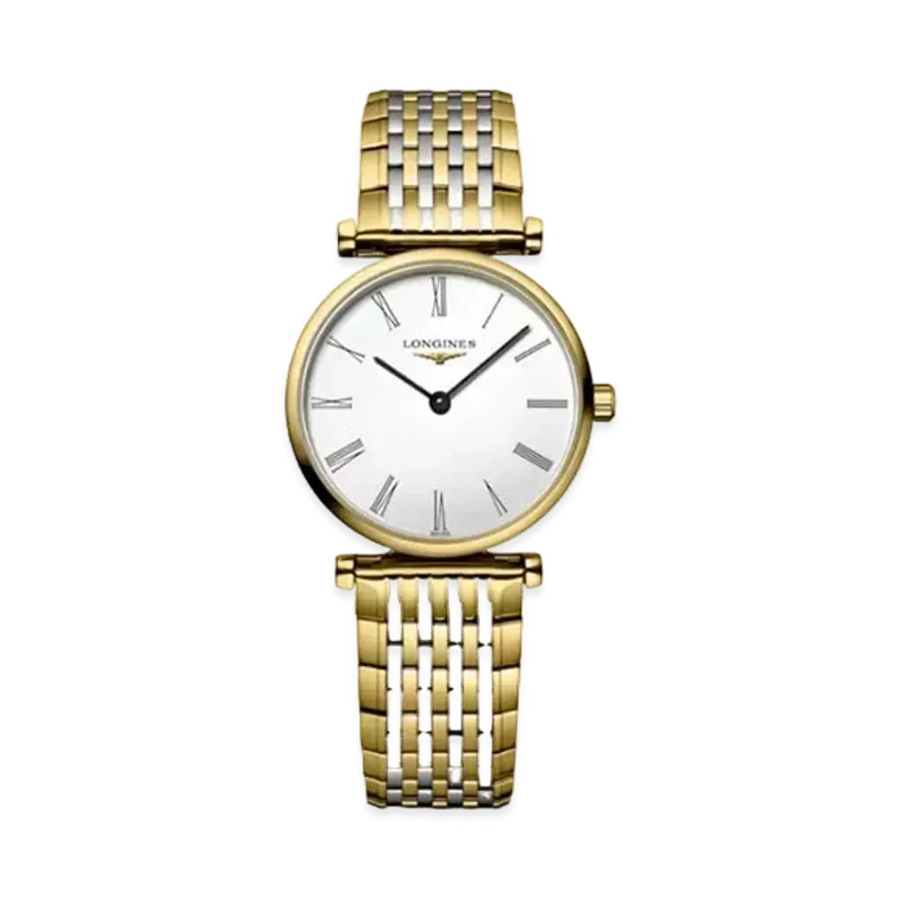 Longines La Grande Classique de Longines 24.00mm "White/Yellow/Stainless Steel" L4.209.2.11.7
