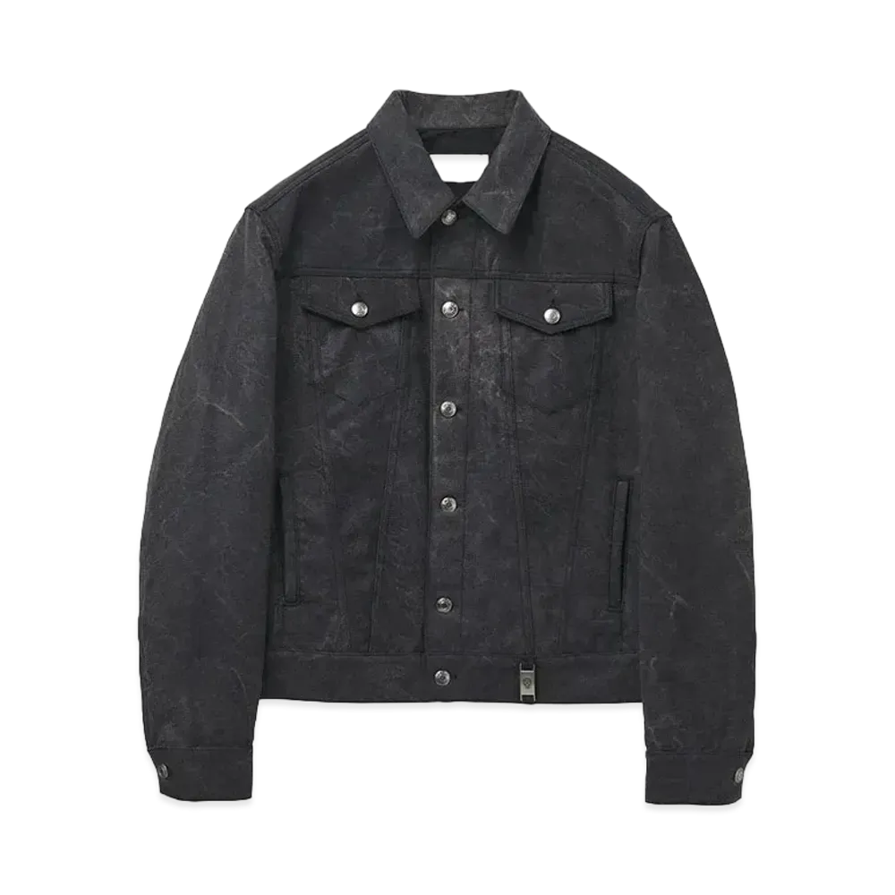 Alexander McQUEEN Denim Trucker Jacket "Charcoal"