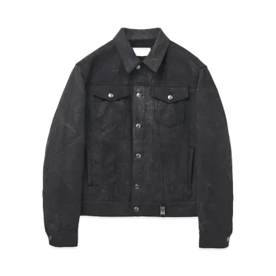 Alexander McQUEEN Denim Trucker Jacket "Charcoal"