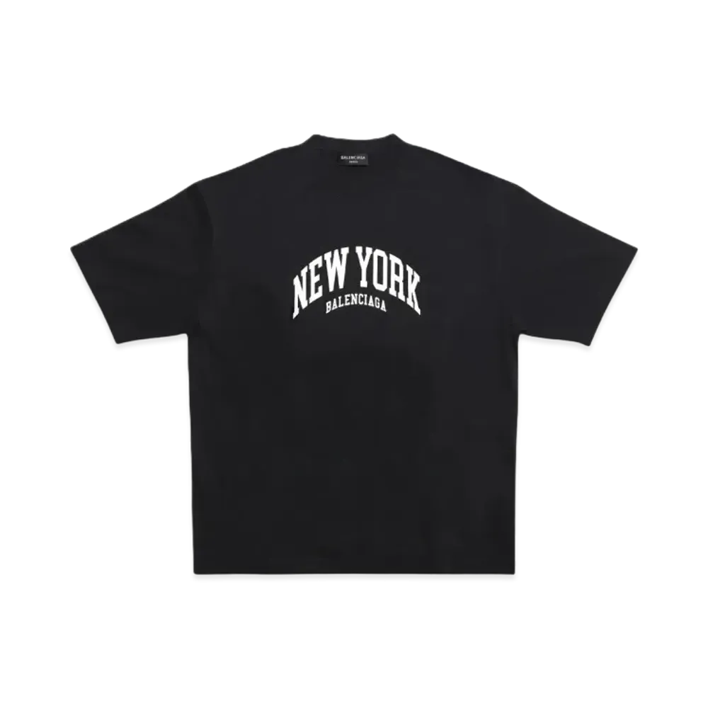 BALENCIAGA Cities New York T-shirt Medium Fit "Black"