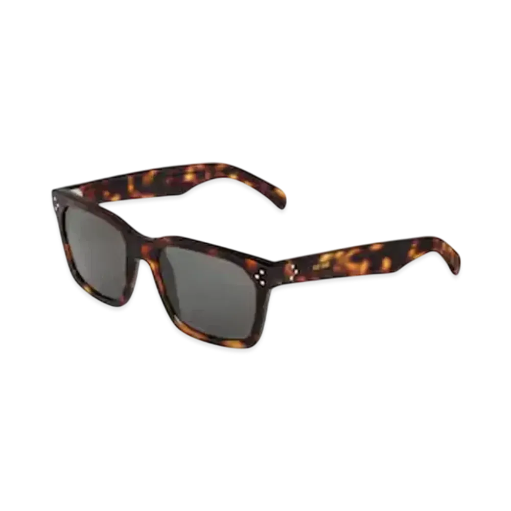 CELINE Black Frame 45 Sunglasses in Acetate "Caramel Havana"