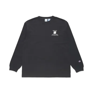 UNDEFEATED Champion Heavy Weight L/S Tee - C8-W408 "Black"